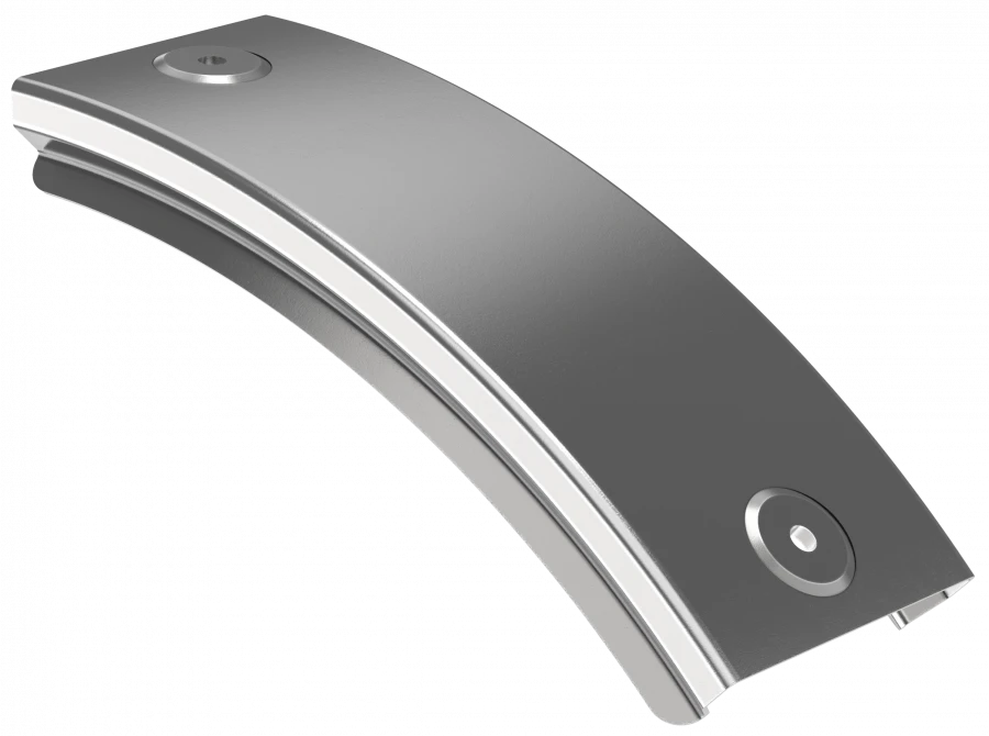 CPV41D-0-45-080-08 Smooth turn cover. 45° type B20 ESCA 80mm IEK