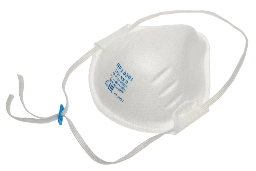 Filtering half-mask for protection against aerosols without exhalation valve "NRZ-0301" (FFP1 NR D).