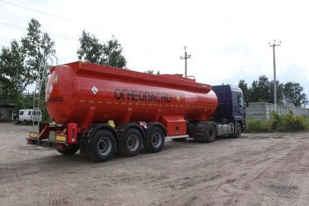 Semi-trailer tank-trailer PPTSN-968810-35 for transportation of dark oil products