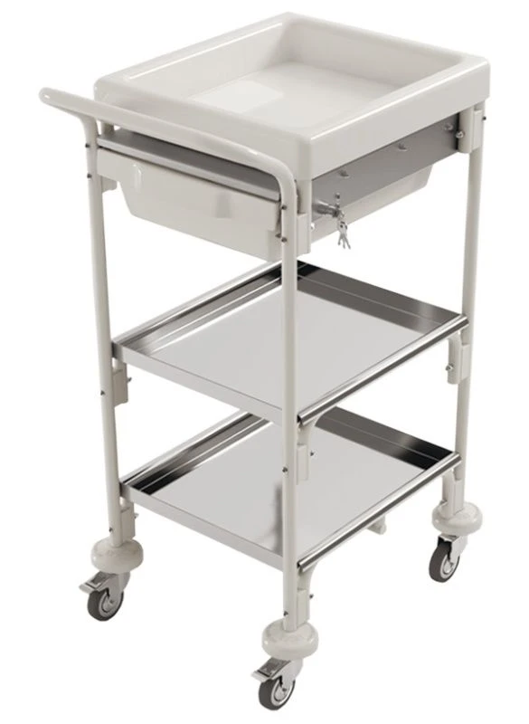 Medical universal trolley TM-"KRONT" according to TU 32.50.50-090-11769436-2023 in version TMp-"KRONT"-1n