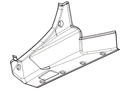 4238-50-5602111 Left side trim panel