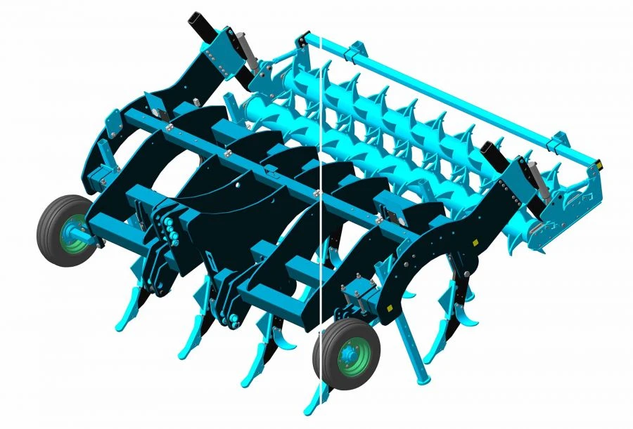 Slitcher-depth loosener mounted SHGN-4