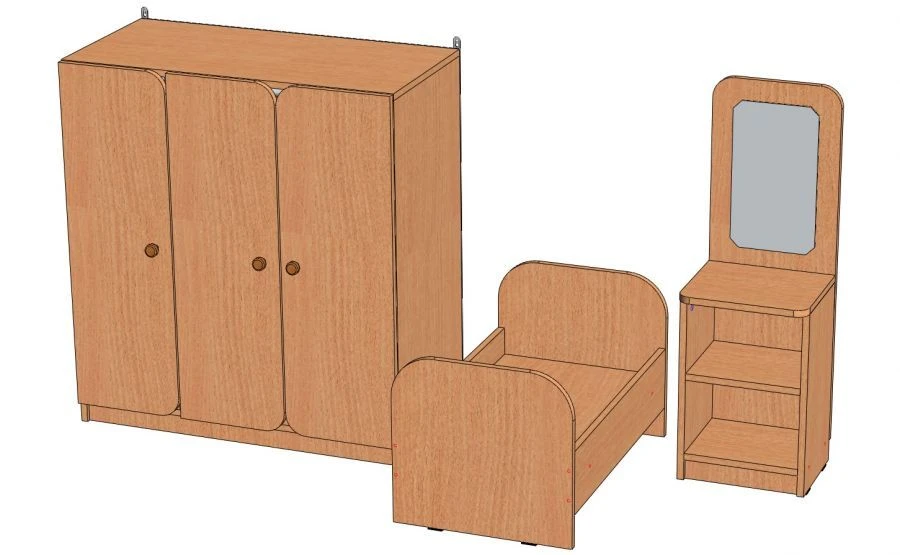 Shelving unit "Play Corner" Model: UI