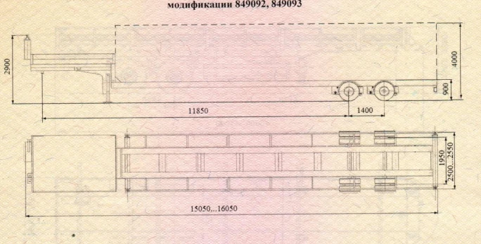 Semi-trailer modification 849093