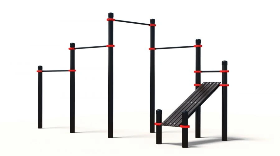 Cascade of tourniquets with press bench