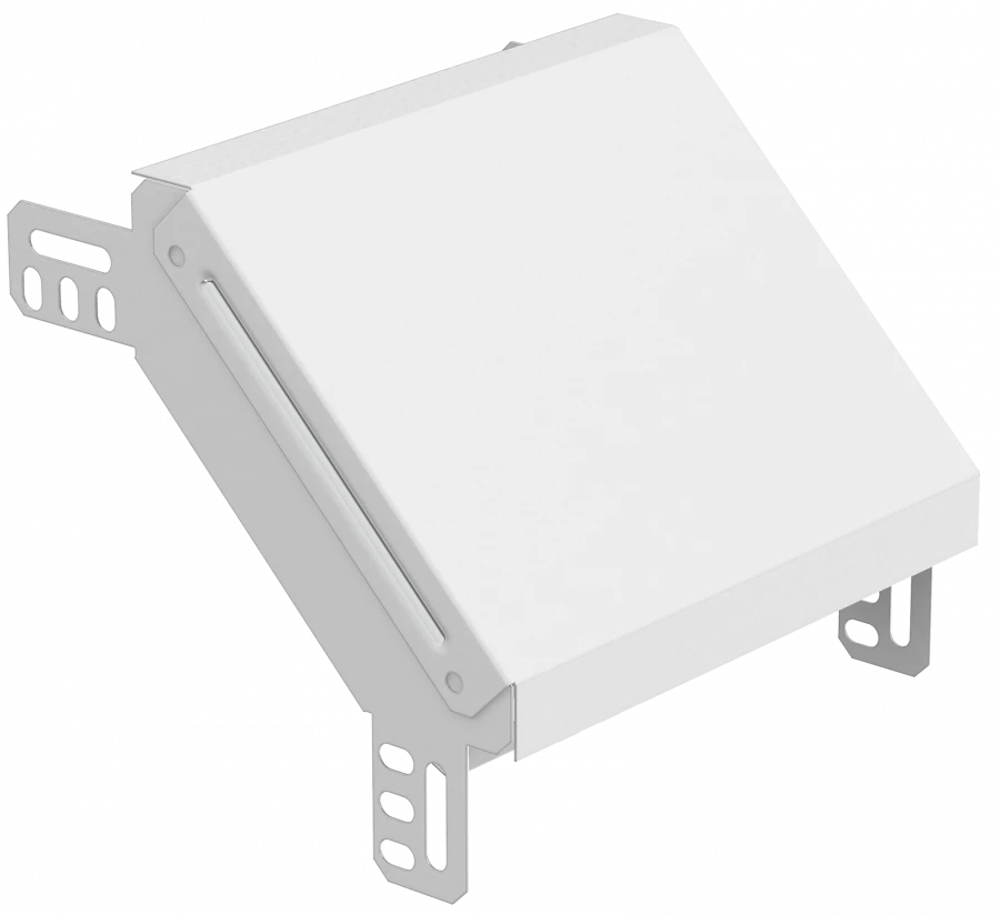 CLP1NR-050-300 ESCA Swivel 90° external 90° 50x300mm RAL 9016 IEK