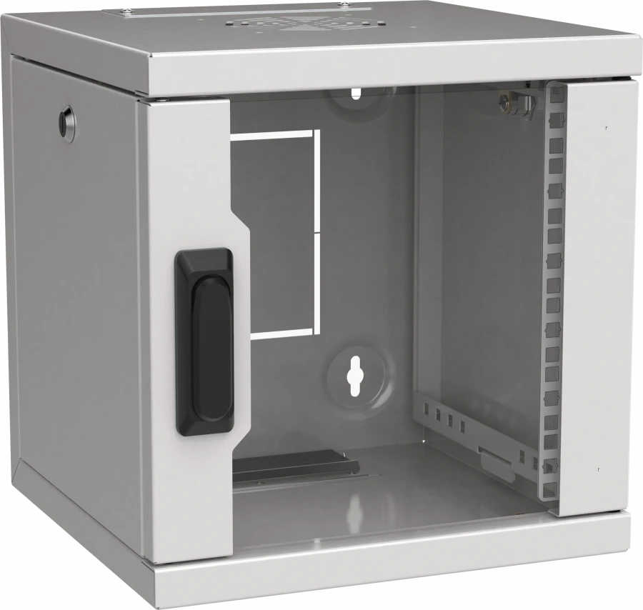 LWS3-06U33-GF ITK LINEA WS 10" 6U 320x310mm glass door grey.