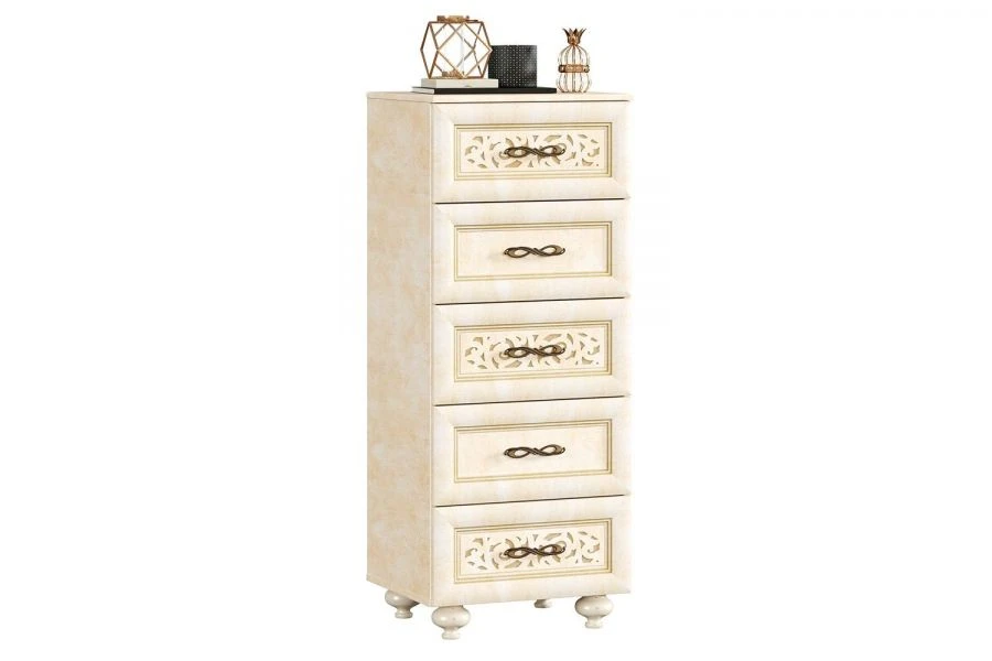 Alexandria LD 625090.000 high chest of drawers (Lento/Rustica leather)