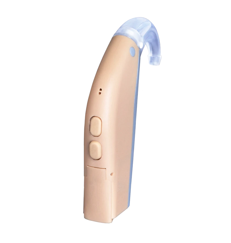 Hearing aid electronic digital programmable air sound conduction behind-the-ear type "STATUS", variant version "STA