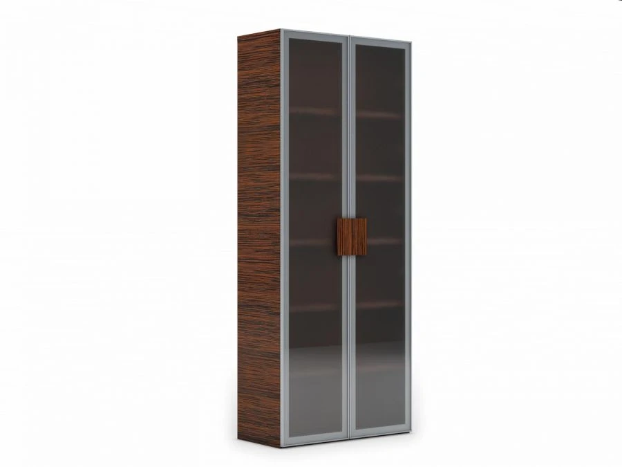 Double-door cupboard (glass front) / TA17A/TA14B 900*420*2200, Art. KY 1215G