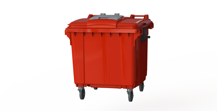 Mobile waste bin 1100l Art.22.C19.W (20.800.40.PE; 21.050.40.PE.W)