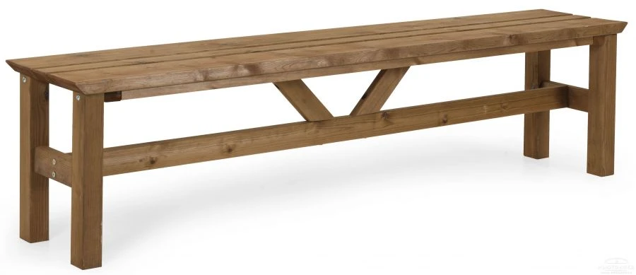 Wooden bench