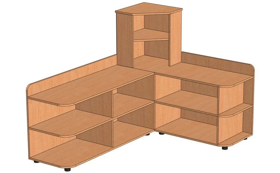 Shelving unit "Corner small" Model: S-UM