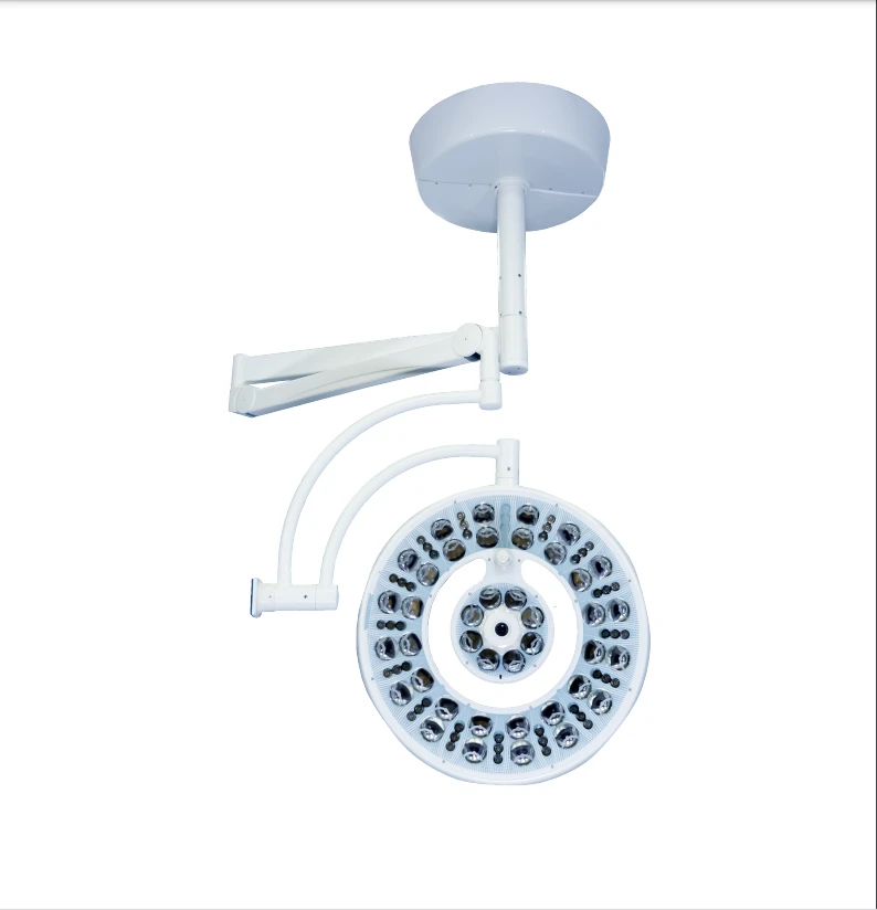 Medical ceiling luminaire with emergency power supply adjustable single unit "EMALED 602" (surgical)