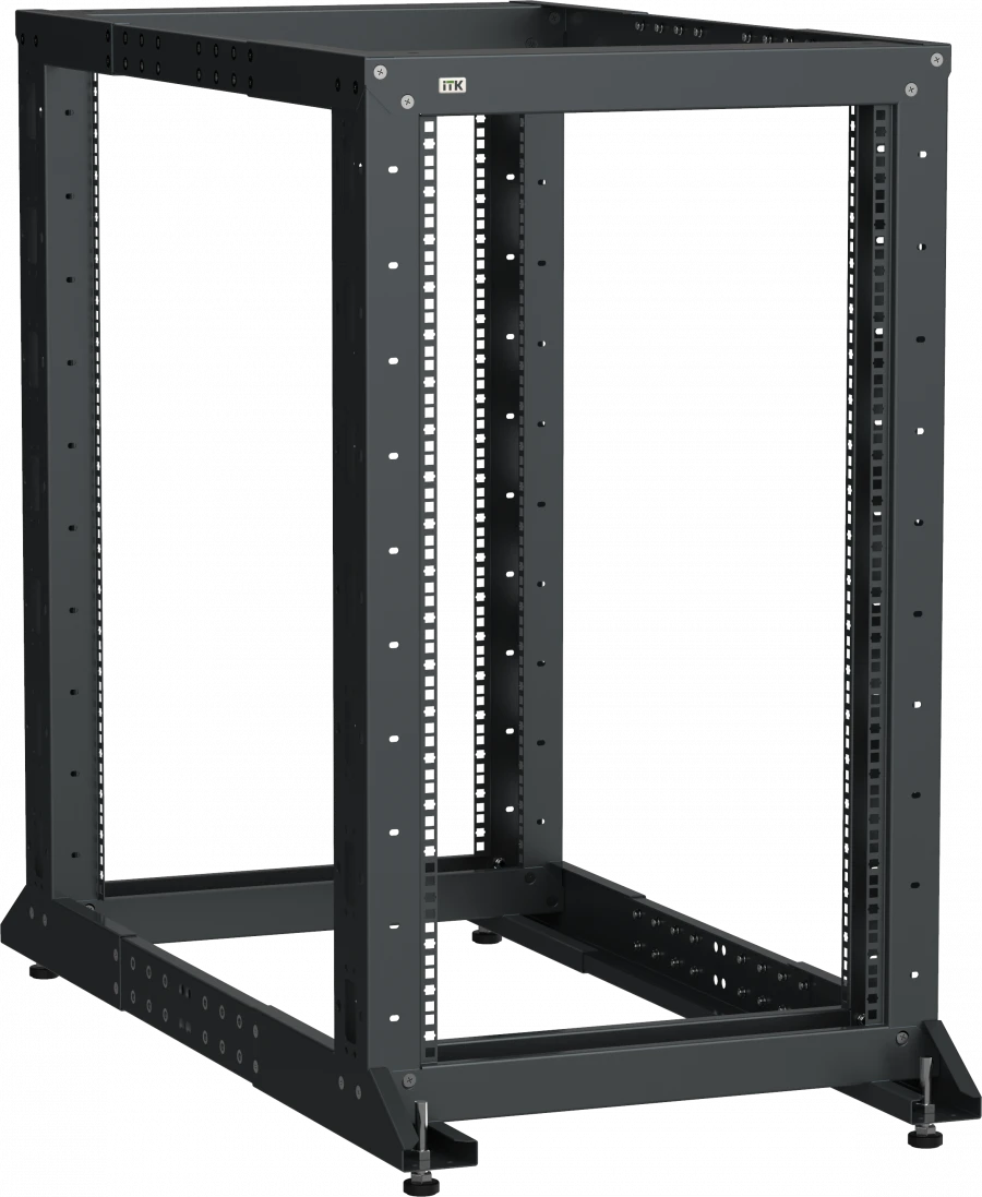LF05-33U61-2GM ITK LINEA F 2-frame rack 33U 600x600-1000mm black