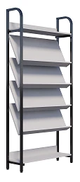 Library shelving unit