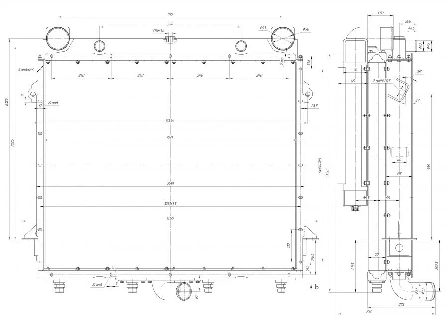 Radiator unit UDM-2B.1301.0000