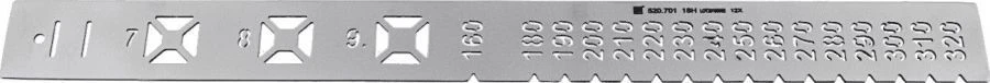 Template ruler, item 520.701