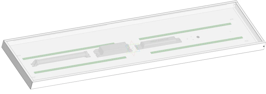 Econex Office E 1195x295 30 CRI90 luminaire
