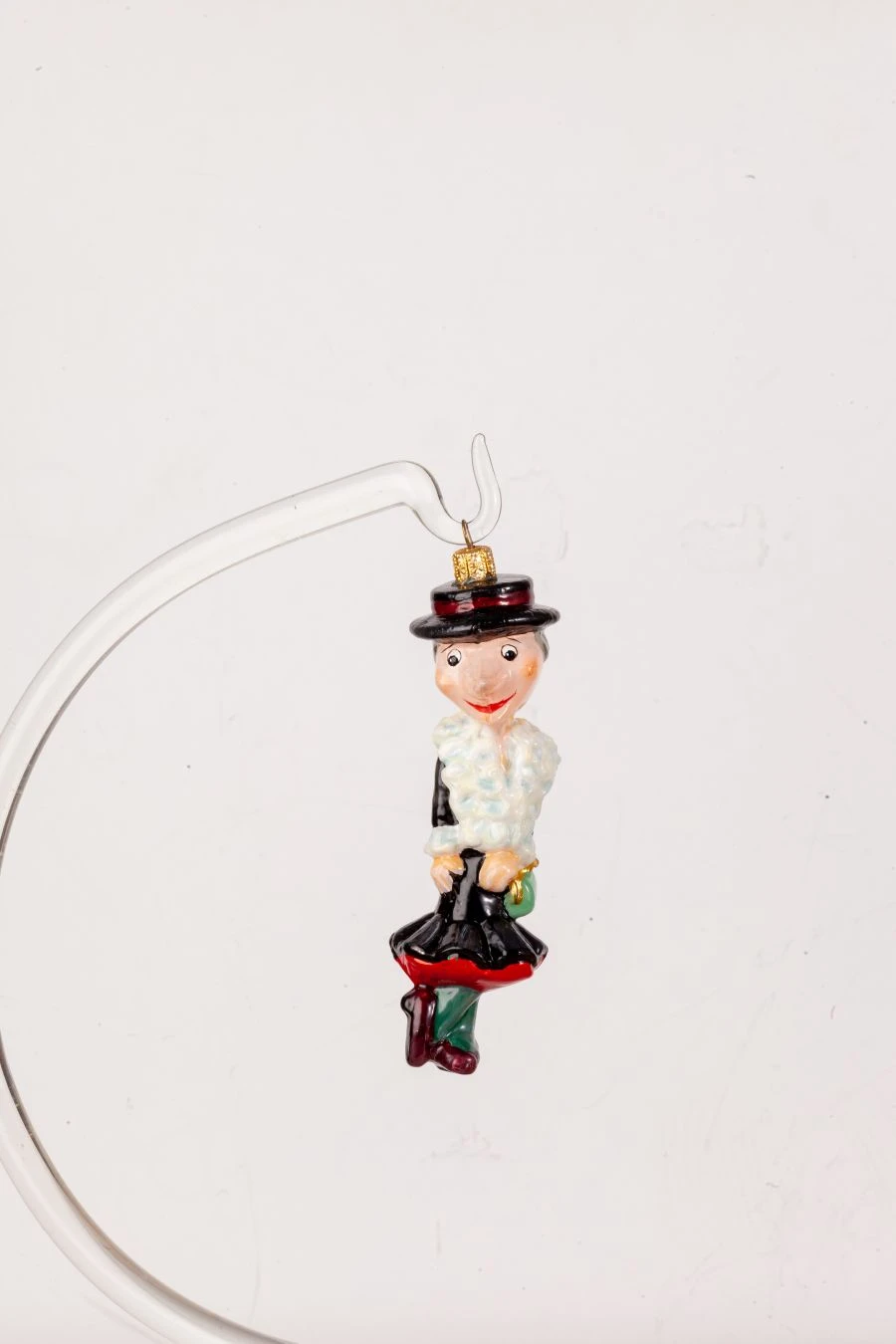Licence Christmas tree toy made of glass "Shapoklyak"