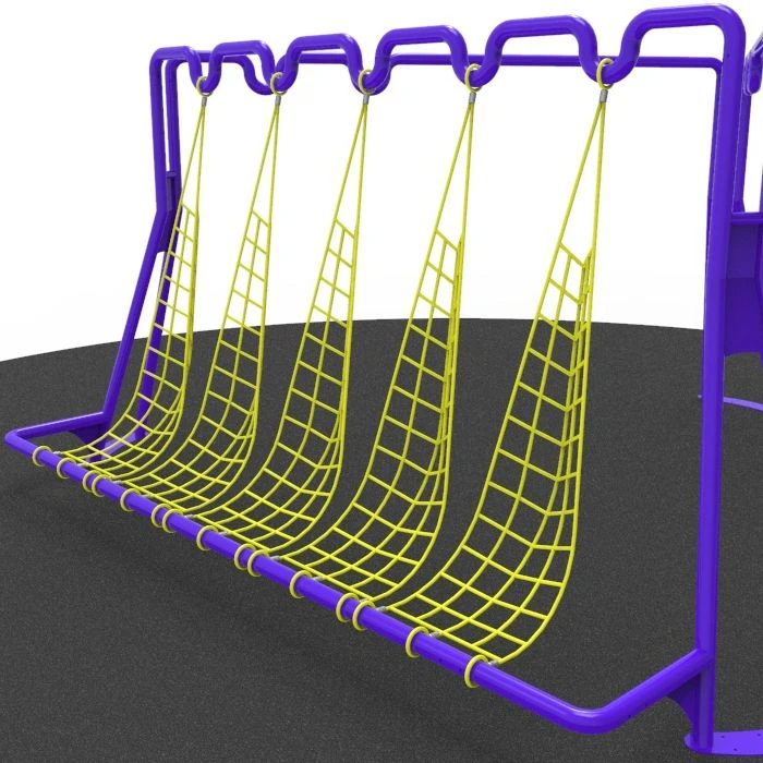 Anti-vandal rope hammocks