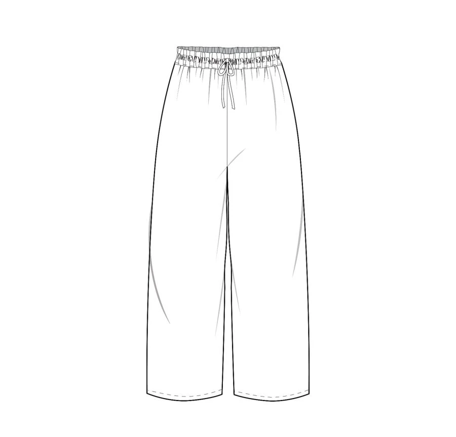 Summer home trousers with noodles in rubchik, Article "206897441"
