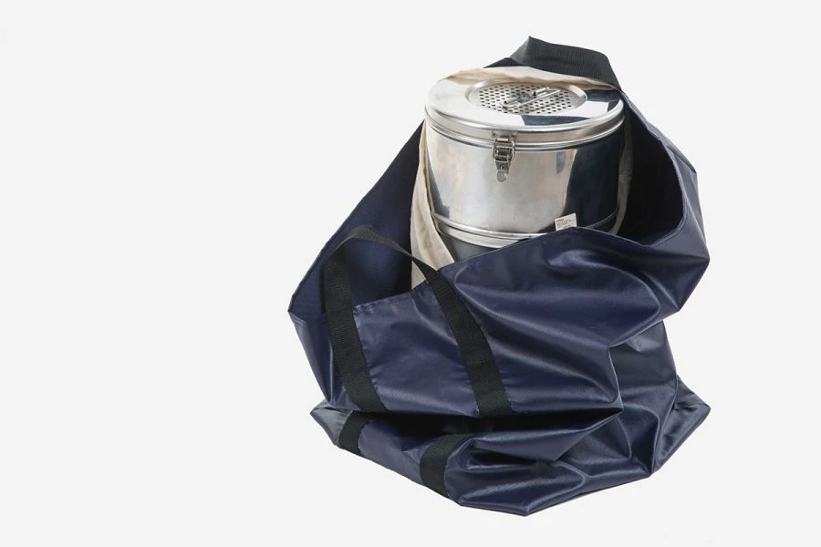 Bag for stowage and carrying of biks made of waterproof double-layer fabric