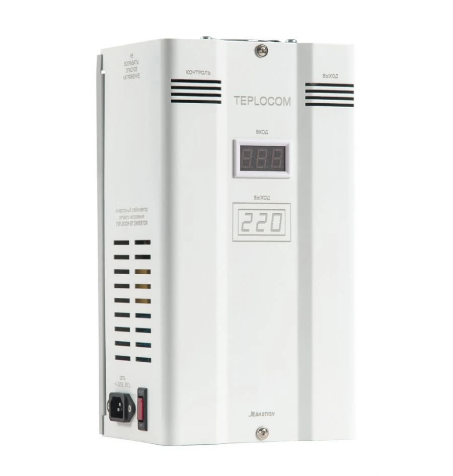 Phase-inverter stabiliser for gas heating boilers TEPLOCOM ST-1000 INVERTOR