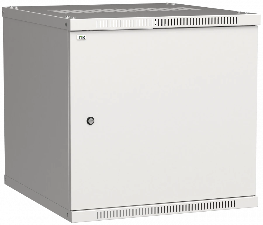 LWE3-12U53-MF ITK Cupboard LINEA WE 12U 550x350mm door metal grey