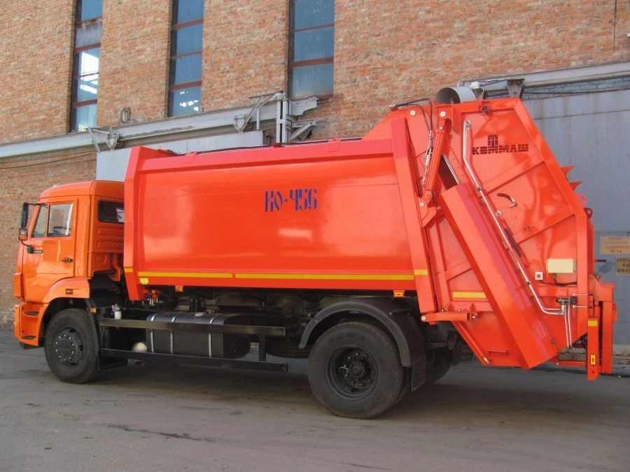 Rear-loading rubbish truck KO-456-20 (based on KAMAZ chassis: 43253-G5)