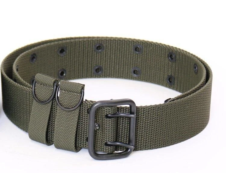 Beige coloured belt for military men