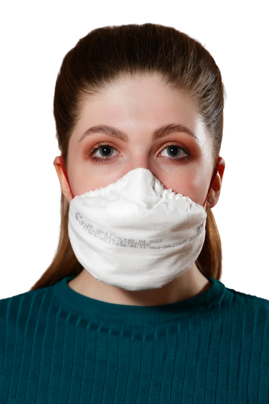 Filtering half-mask for protection against aerosols with additional protection against vapours and gases "Respirator "Lepestok-2