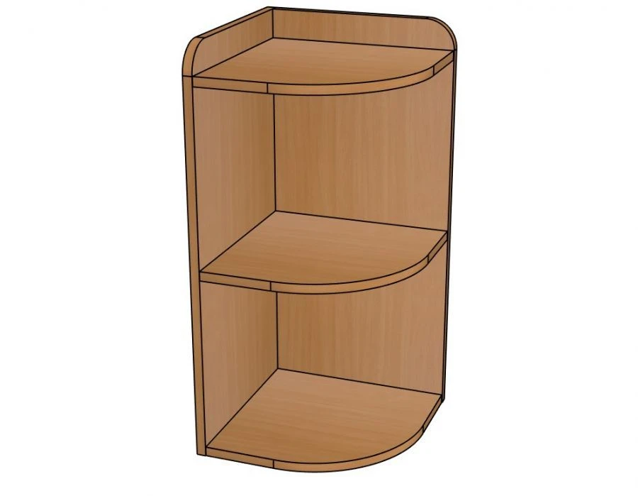 Shelving unit No.3 from set ''Modular Corner'' H=700/ CJ24