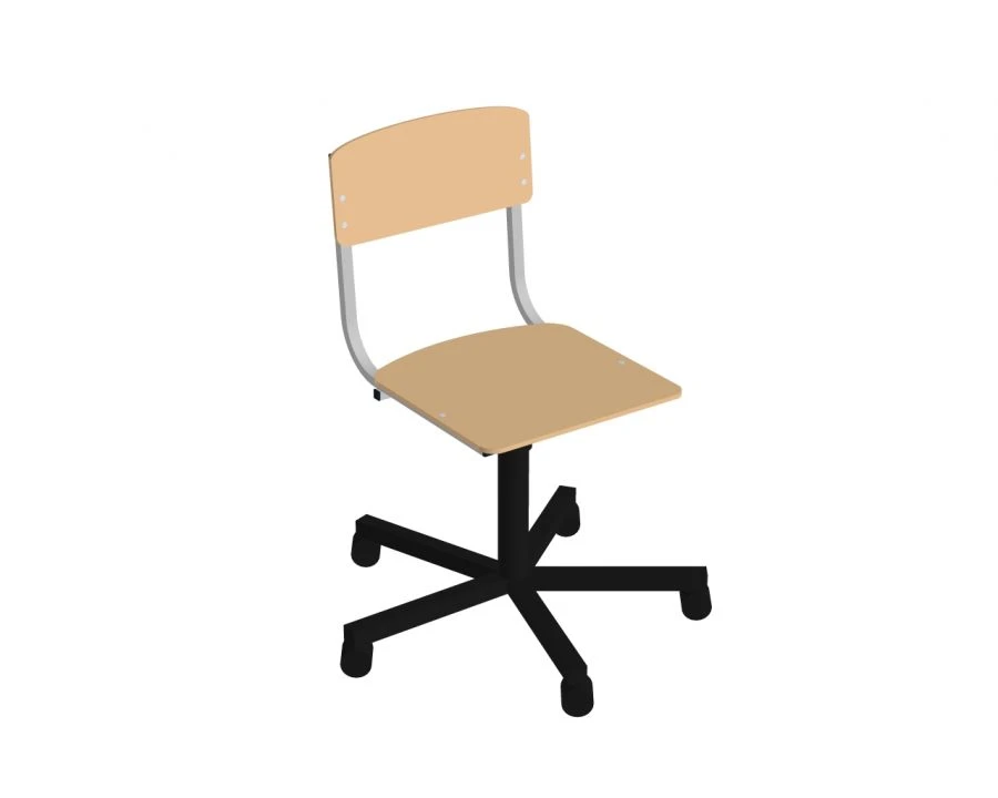 Chair on cross-bar plywood STU-K.01