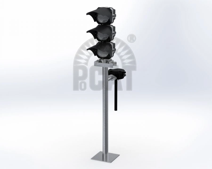 Railway dwarf traffic lights with LED light-optical systems (TU 32 TSSH 2141-2009)