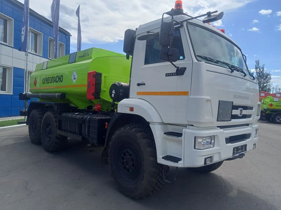 Tank truck ??-11, type TK266010 (modification 4693B3) on chassis KAMAZ KAMAZ-018/2011/TRCU-3axle-101