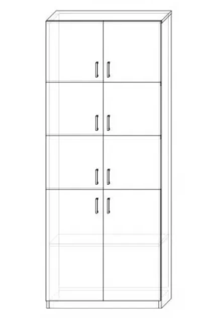 Closed shelving unit RL 03/07