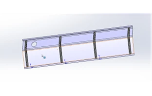 Ceiling panel L=2401 5299-403P-5702012