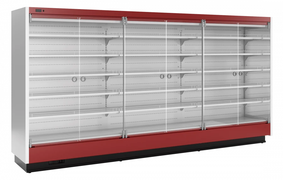 Display case refrigerated universal wall-mounted Sofia 195/71 VHSnp-3,75 (with glass doors)