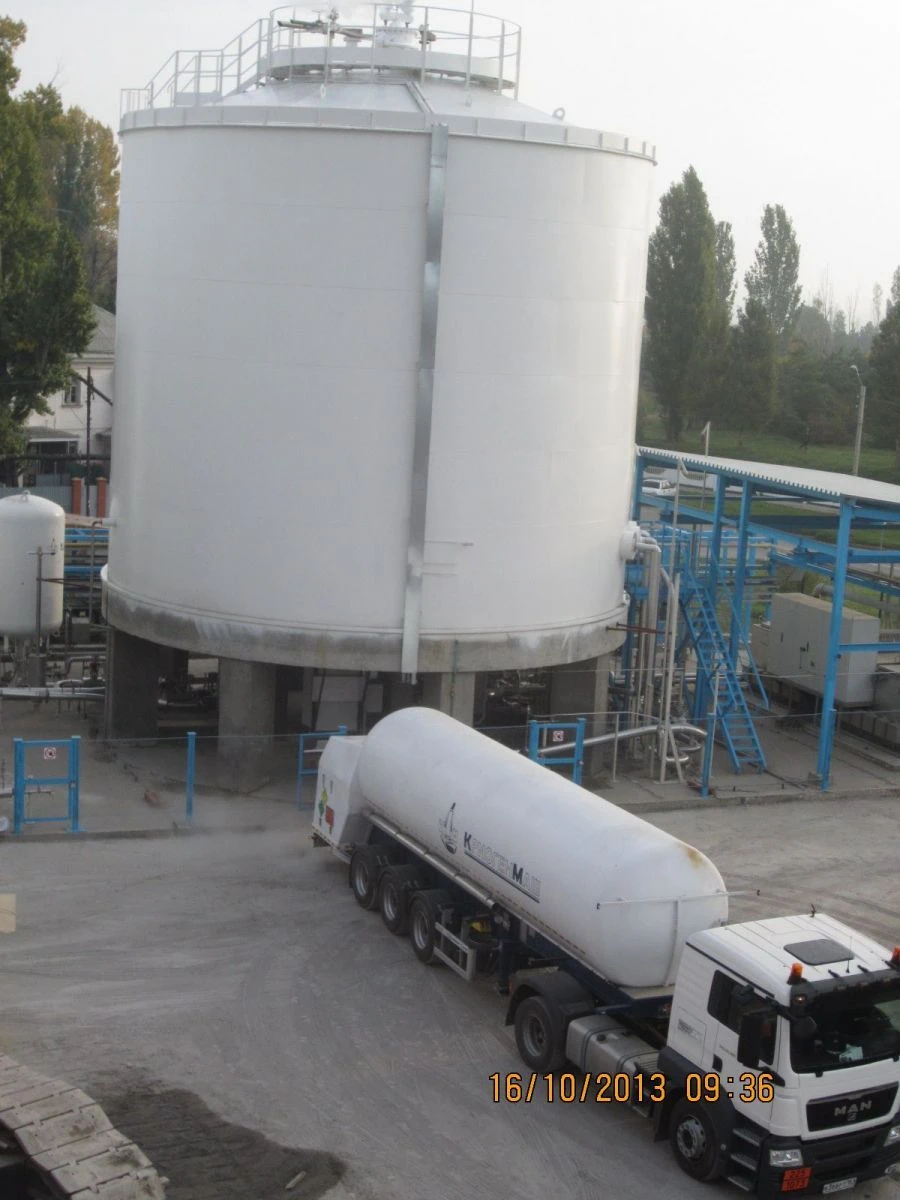 Transport tanks for transport of liquid technical gases (oxygen, nitrogen, argon, hydrogen).