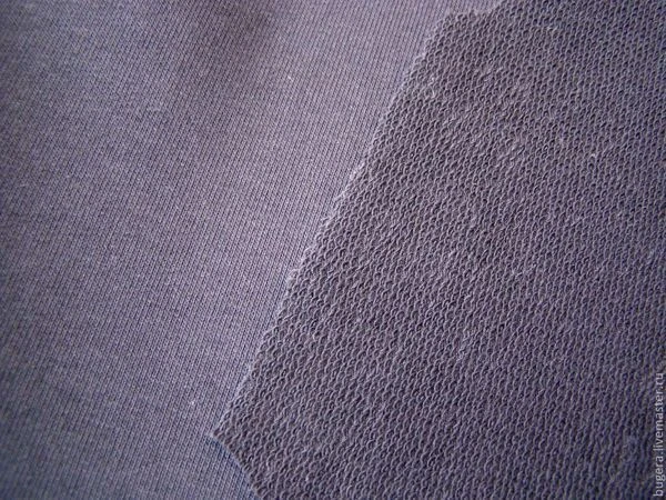 Fleece linen 70% cotton, 30% PE Density 220-240 g/m2