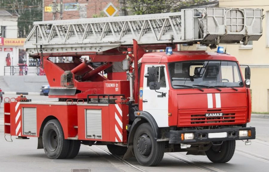 Fire fighting ladder AL-30 (43253), type 4344-L2, modification 4344N4, based on chassis modification KAMAZ-43253-G5