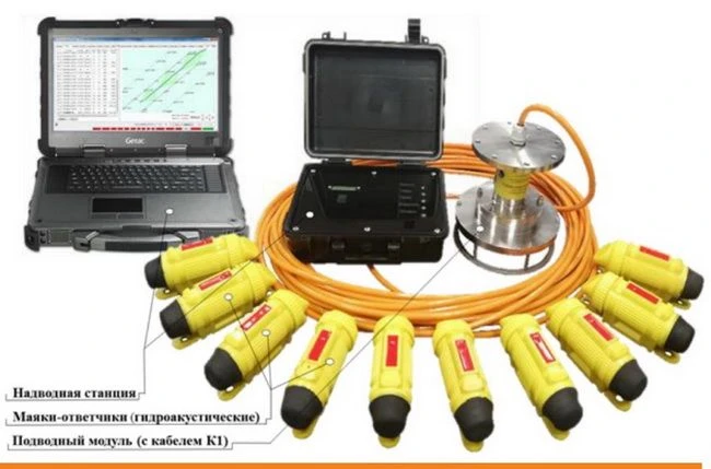 Underwater Positioning System for Engineering and Seismic Exploration "Piket