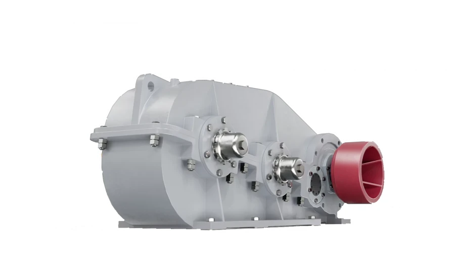 Cylindrical three-stage reducer