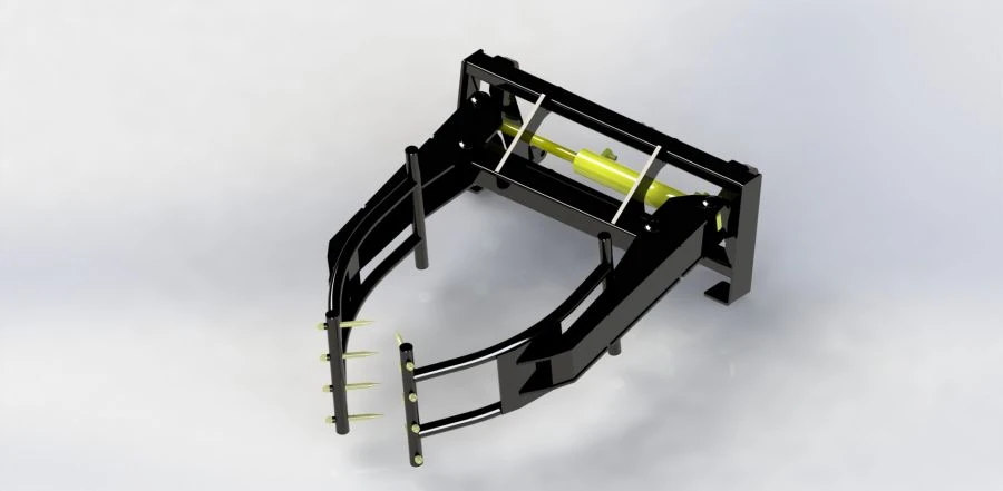 Interchangeable working tools for universal loaders KUHN(TURS)-2000, KUHN(TURS)-1500, KUHN(TURS)-1000: universal gripper.