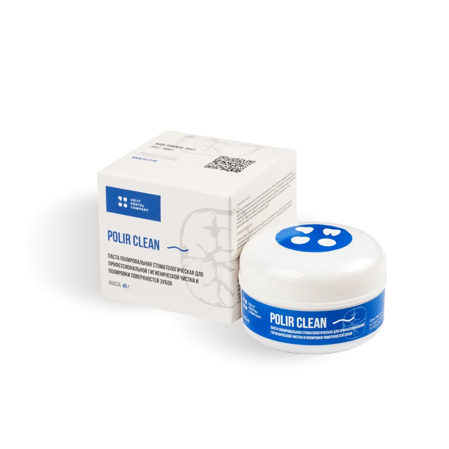 Polir Clean Polishing paste for professional hygienic cleaning and polishing of tooth surfaces, 45 g