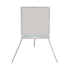 Magnetic marker-chalk easels