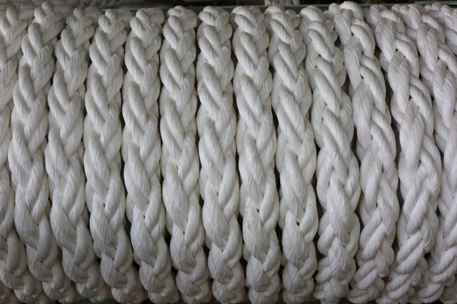 8-strand braided polypropylene wire rope with diameter from 32 to 104 mm