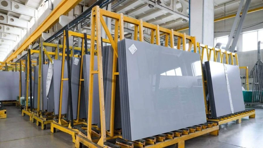 Safety tempered enamelled (non-transparent) safety glass SGCol for glazing of building constructions, furniture, household appli