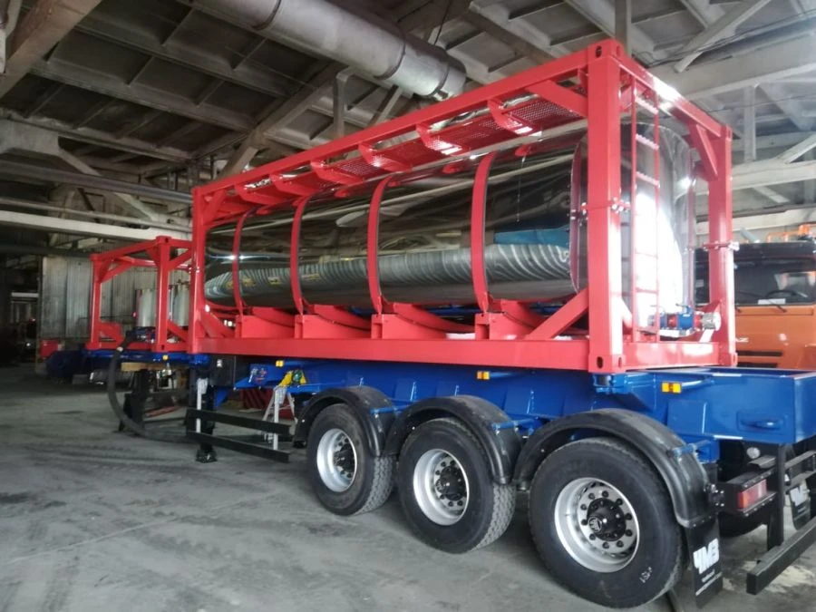 Semi-trailer 9407-0000010-M23 tandem axle container wagon